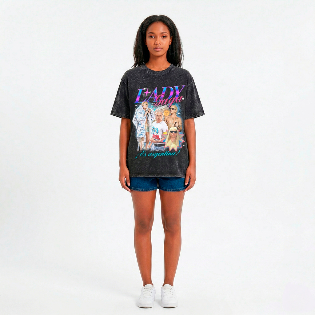 Lady Gaga, es argentina! T-shirt Oversize