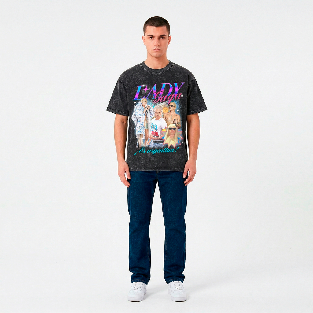Lady Gaga, es argentina! T-shirt Oversize